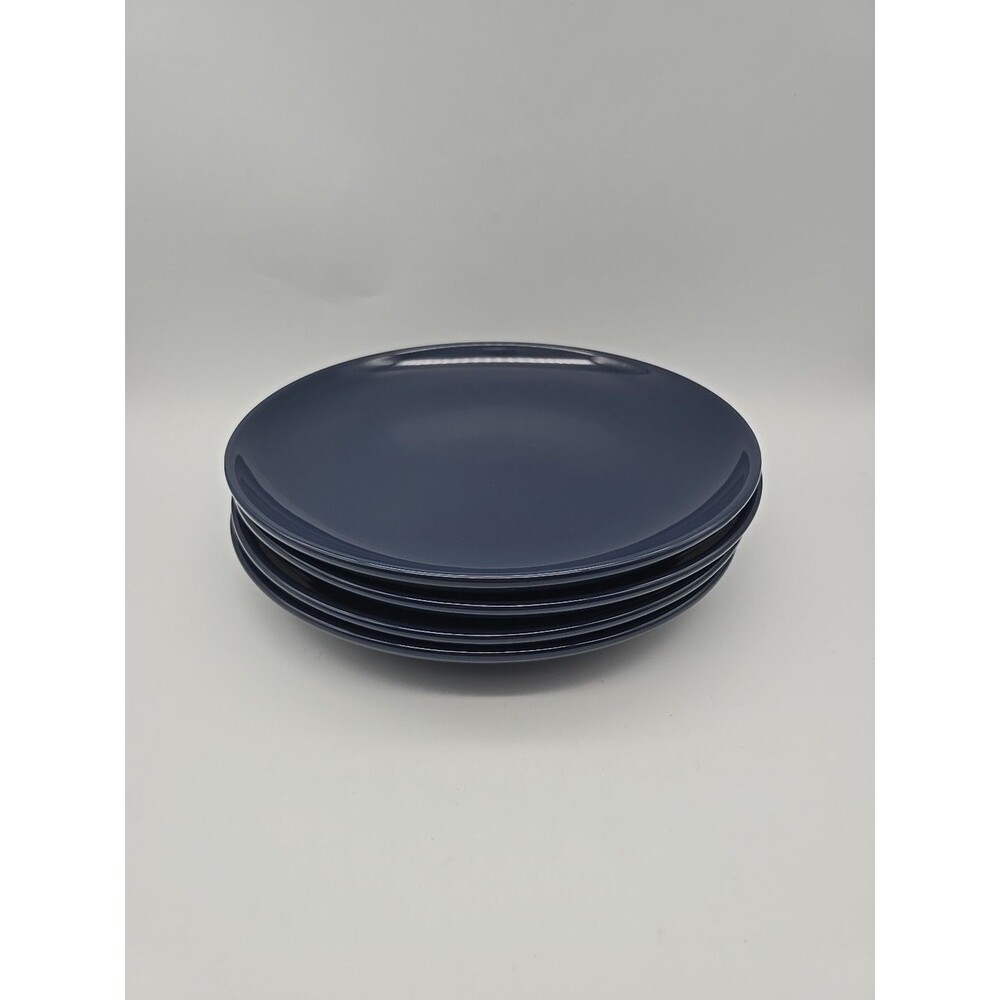 Project 62 Avesta Dark Blue Dinner Plates set of 4 Stoneware Plates